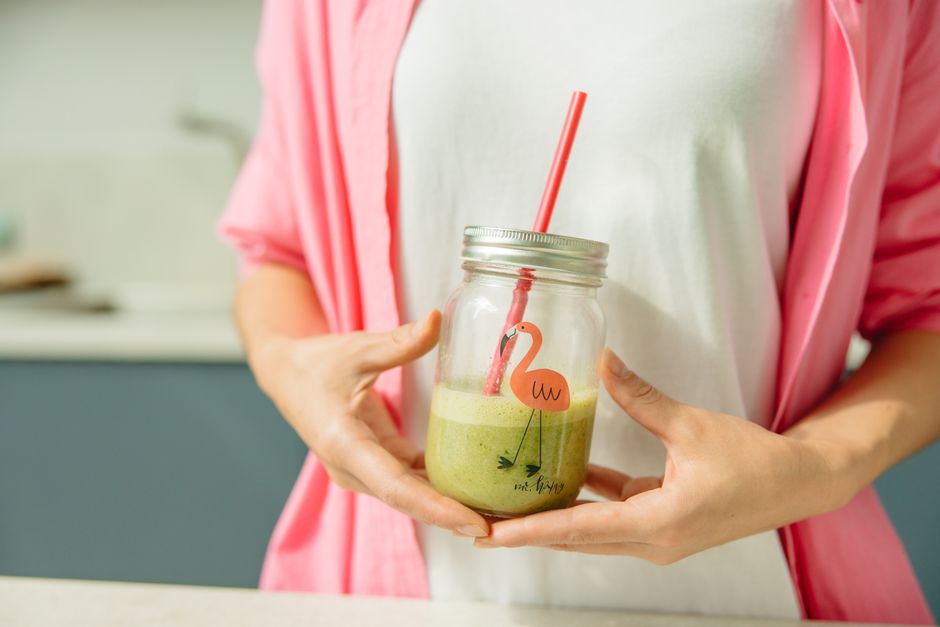 paar fitness smoothie gesund leben