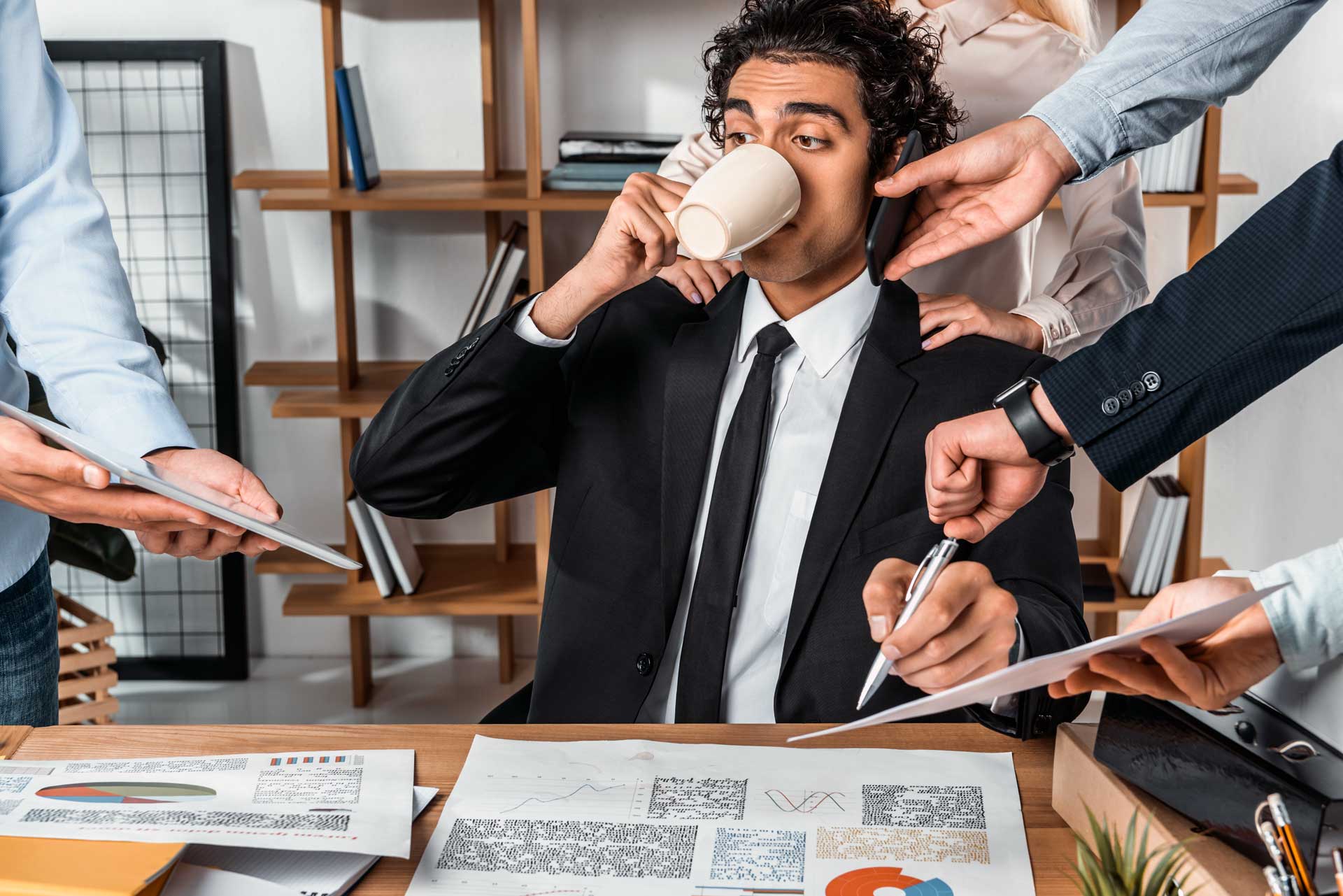 Im Leben Prioritäten setzen und den Stress reduzieren